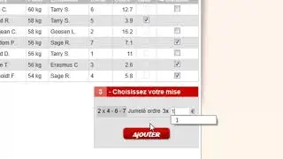 Champ r&eacute;duit sur ZEturf fr