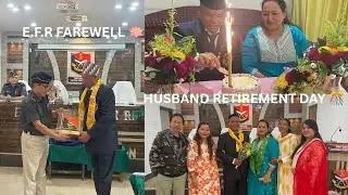EASTERN FRONTIER RIFLE FAREWELL CEREMONY 💐🫡 HUSBAND RETIREMENT DAY🎂🎊 #familyvlog #viralvideo #vlog 