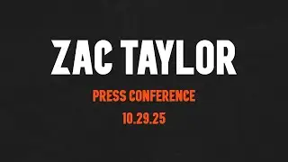 Zac Taylor Press Conference - October 29