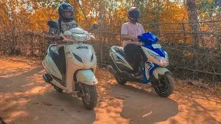 Honda Dio Vs Activa 5g Long Race