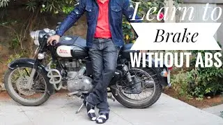 Without ABS, Learn to Brake Safely on Motorcycles.