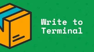 Write to Terminal | C++ | Learn to program with SplashKit