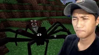 MINECRAFT TETAPI REALISTIC SPIDER - Minecraft Arthropod Phobia ( Malaysia )