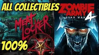 Zombie Army 4 Meat Locker ALL Collectibles COMPLETE GUIDE