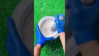 Most Satisfying ASMR Crushing of Flower Pot #shorts