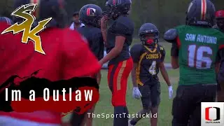 San Antiono Oulaws 10u and Amir Keaton New Team can he make it🏈🔥🔥