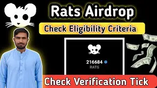 Rats Airdrop Eligibility Criteria Reveal || Rats User Verification Guide