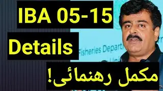 Complete selection procedure for IBA BPS05-15 SUKKUR (SGA&CD)