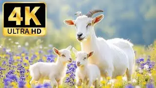 🌿 4K Animal Kingdom 🌍 Tranquil Wildlife Exploration with Calming Music