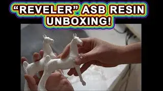 Artist Resin Model Horse Unboxing - Sarah Rose's Mini ASB (American Saddlebred) Stablemate 