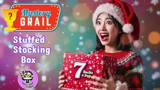 CHRISTMAS STUFFED STOCKING BOX FROM 7 BUCKS A POP! WHAT DID I GET? COME CHECK IT OUT! @7BucksAPop
