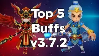 Summoners War - Top 5 Buffs from Patch 3.7.2 - Monster Balancing Update Best Monster Buffs