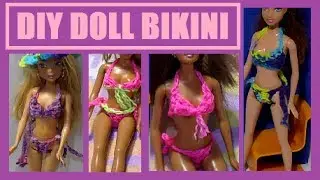 How to Make - Barbie Doll a [cute and easy] Bikini!