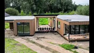 Schitterende en riante bungalow villa geprefabriceerd in onze bouwhal
