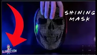 💀 Shining Face Mask - LED SHINING MASK for HALLOWEEN -  💀 Best Halloween Mask 2021 💀 At BLINKEEZ.com
