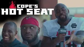 Why Mike Davis, Deion Jones, & Duron Harmon went bald | Cope's Hot Seat ep. 6 | Atlanta Falcons