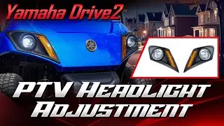 Yamaha Drive2 PTV Headlight Adjustment