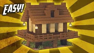 Minecraft: How To Build A Survival Starter House Tutorial (#15)
