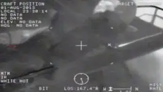 US fighter jet pilot rescued from sea
