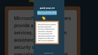 Microsoft 365 Security Partners - MS-900