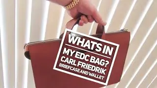 Carl Friedrik Vallence and Swanfield Wallet Review   My EDC Bag   What's Inside my Bag?