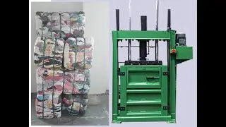 Textile Baler Press Machine - Машина прессования текстильных прессов - مكبس البالات النسيج