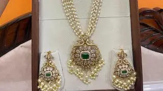 #bangles #blackbeads #diamondpolish #necklace #haram #hipbelts #onegramgold #latestjewellery #chain