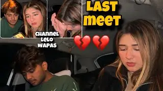 The End 💔 Met Boyfriend For The Last Time No More Vlogs Together 😭