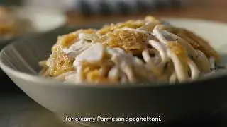 Tom Kerridge's Creamy parmesan spaghettoni | M&S Food