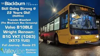 Still Going Strong At 22! The Blackburn Bus Company Volvo B10BLE Wright Renown: B10 YKT