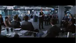 Horrible Bosses- Nick throws Harken through the window