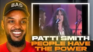 Патти Смит - People Have the Power (Включение в Зал славы рок-н-ролла в 2000 году) РЕАКЦИЯ