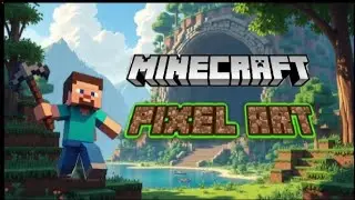 How to create stunning pixel art in Minecraft for free 😁🗿