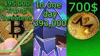 CRYPTONEWS:Bitcoin at $95,000, Monero at $700, Ethereum numbers that are staggering