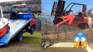 TOTAL INSANE IDIOTS Ultimate Forklift Fail Compilation [EXPENSIVE MISTAKES]