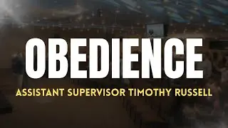OBEDIENCE - Pastor Timothy Russell