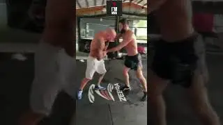 Khamzat Chimaev and Yaroslav Amosov train wrestling in Thailand | Shorts