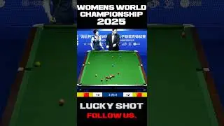 Bai Yulu Lucky Shot 2025 World Women's Snooker Championship #snooker2025 #billiards