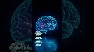 The left hemisphere of the brain generally controls language and logical reasoning, #brainawareness