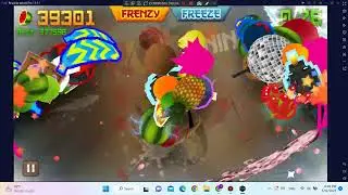 Fruit Ninja Crazy Disco Arcade Mode in PC World Record: 754685