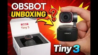 OBSBOT Tiny 3 Unboxing Is This the Smartest Webcam Yet