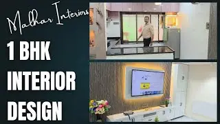 1 BHK Interior Design | Malhar Interiors | Mumbai Shri.Bhaghwan Sanap, Krushna Society.