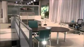 Haworth Showroom Zurich, Mobilier de bureau