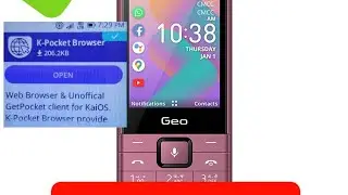 How to use K-pocket Browser in Kaios phone