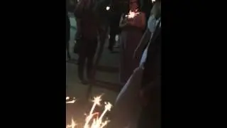 Sparkler Sendoff
