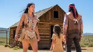 Un Apache adoptó a una niña perdida... ¡y resultó ser la hija de una hermosa viuda Apache!