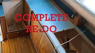 Bayliner 3888 Galley Demolition - Out with the OLD, we can't wait for our new galley!