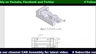 Bench vice Assembly | BASE - PART 1 | in Solidworks 2018 | CAD Assembly |
