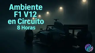 Ambiente Sonoro Motor F1 V12 en Circuito – 8 Horas – Dormir, Estudiar y Relajarse
