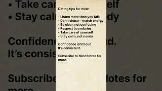 Dating tips for men. #motivation #shorts #quotes #motivational